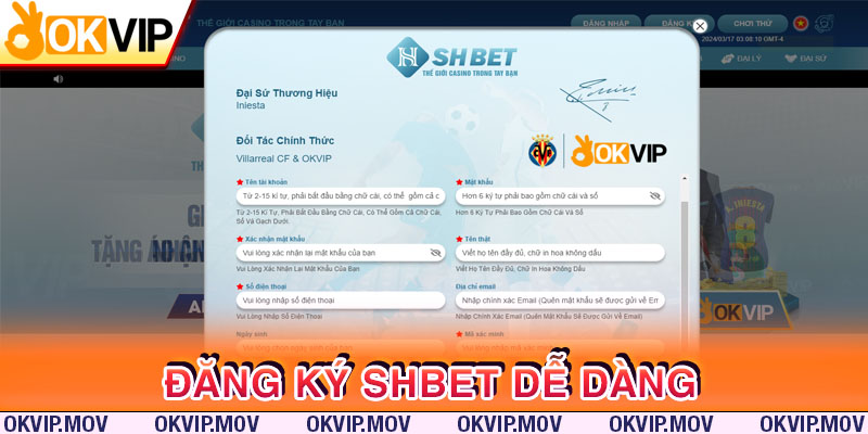 Chia sẻ cách đăng ký SHBet siêu dễ dàng chỉ trong 4 bước